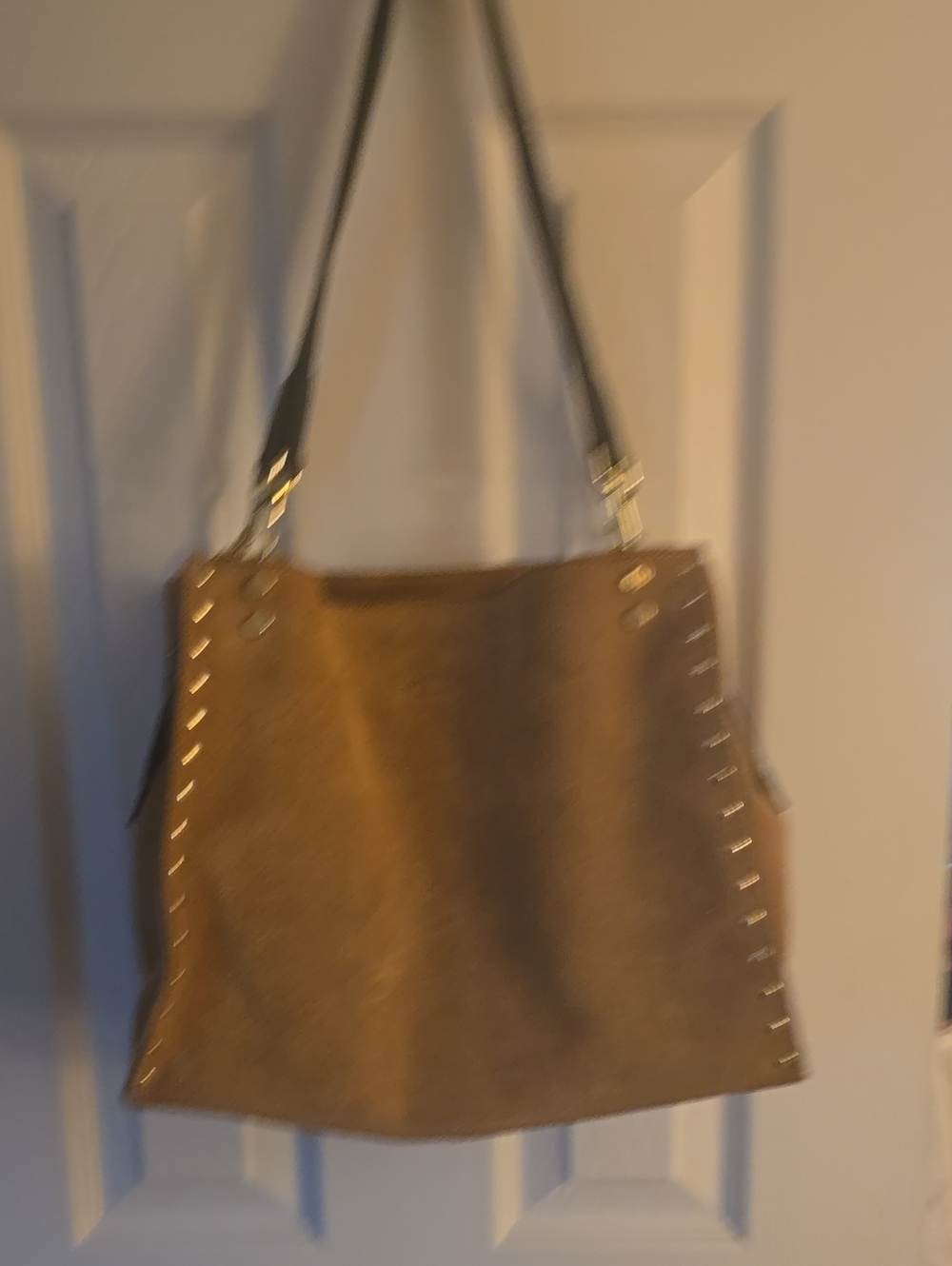 American Leather Co Suede Bag